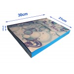 Ticket Book-Square Counter Book-blue